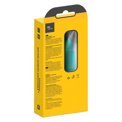 Зарядний пристрій Florence USB, 1.0A aquamarin color (FW-1U010A)