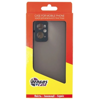 Чохол до мобільного телефона Dengos Kit for OPPO A96 4G case + glass (Black) (DG-KM-38)