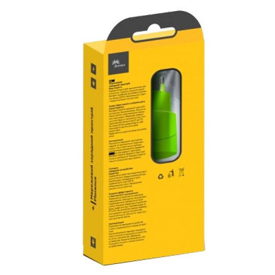Зарядний пристрій Florence USB, 1.0A lime green color (FW-1U010L)