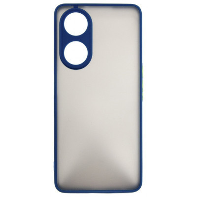 Чохол до мобільного телефона Dengos Kit for OPPO A98 5G case + glass (Blue) (DG-KM-39)