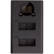 Зарядний пристрій для фото PowerPlant GoPro SPCC1B with display 2 slots (CH980253)