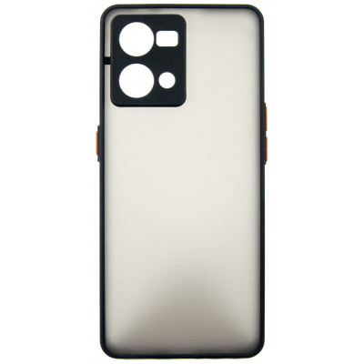 Чохол до мобільного телефона Dengos Kit for OPPO Reno 7 4g case + glass (Black) (DG-KM-32)