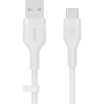 Дата кабель USB 2.0 AM to Type-C 1.0m White Belkin (CAB008BT1MWH)