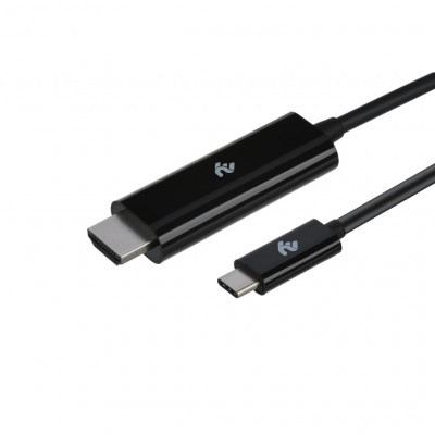 Кабель мультимедійний USB Type-C to HDMI 1.8m 2E (2E-W1706)