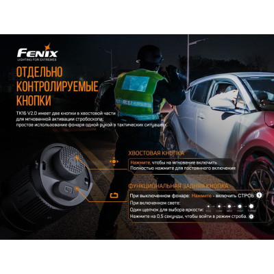 Ліхтар Fenix TK16 V2.0 Green (TK16V20TGR)