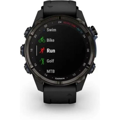 Смарт-годинник Garmin Descent Mk3i, 43mm, Crbn Gry DLC Ti/Blk, Dive Computer, GPS дайвінг комп'ютер (010-02753-11)