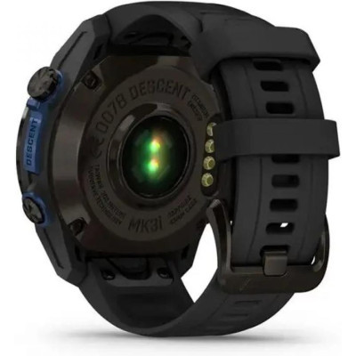 Смарт-годинник Garmin Descent Mk3i, 43mm, Crbn Gry DLC Ti/Blk, Dive Computer, GPS дайвінг комп'ютер (010-02753-11)