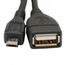 Дата кабель OTG USB 2.0 AF to Micro 5P 0.1m K-08 Box Voltronic (37393)