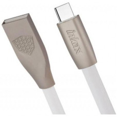 Дата кабель USB 2.0 AM to Type-C 1.0m CK-19 White Inkax (F_72192)