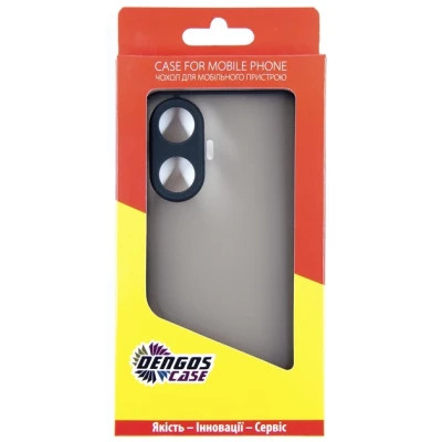 Чохол до мобільного телефона Dengos Kit for Realme C55 case + glass (Black) (DG-KM-34)