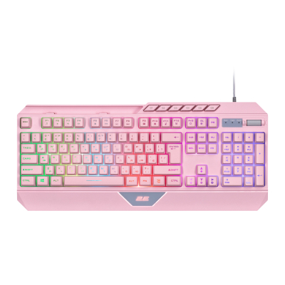 Клавіатура 2E Gaming KG315 RGB USB UA Pink (2E-KG315UPK)