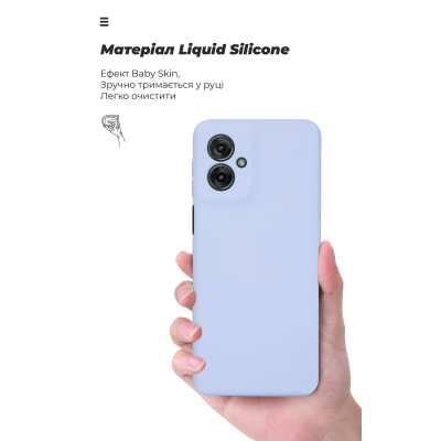 Чохол до мобільного телефона Armorstandart ICON Motorola G55 5G Camera cover Lavender (ARM81210)