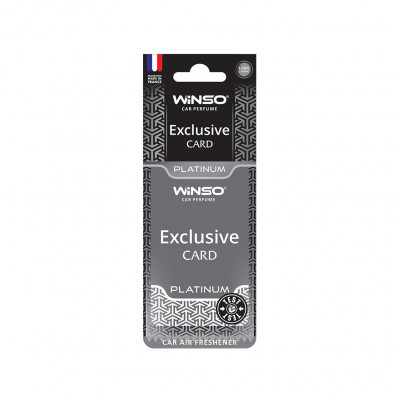 Ароматизатор для автомобіля WINSO Card Exclusive Platinum (533140)