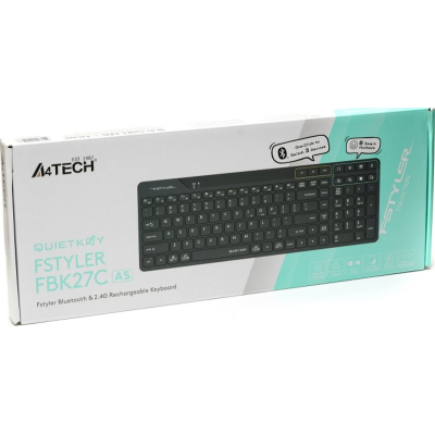 Клавіатура A4Tech FBK27C AS Wireless Black (4711422001266)