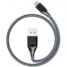 Дата кабель USB 2.0 AM to Type-C 1.0m ATC6 Nylon Grey Tronsmart (235692)
