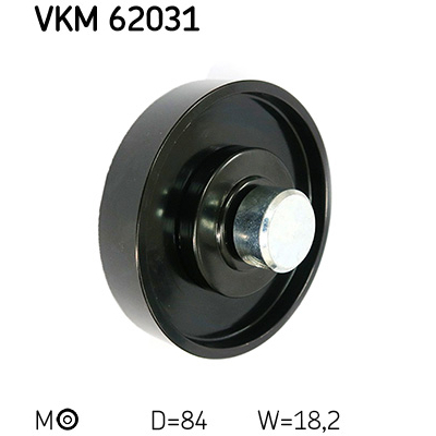 Ролик натягувача ременя SKF VKM 62031