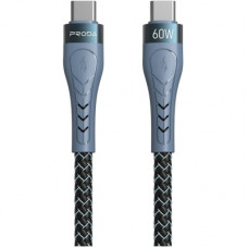 Дата кабель USB-C to USB-C 1.5m PD-B70a Proda (PD-B70a-GR)