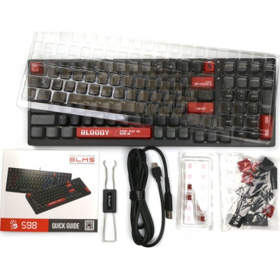 Клавіатура A4Tech Bloody S98 RGB BLMS Red USB Bloody Red (4711421991674)
