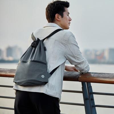 Рюкзак туристичний Xiaomi RunMi 90 Points Lightweight Urban Drawstring Backpack Dark G (6972125146151)