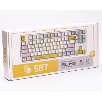 Клавіатура A4Tech Bloody S87 RGB BLMS TKL USB Energy Red (4711421993845)