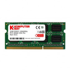 Модуль пам'яті для ноутбука SoDIMM DDR3 2GB 1066 MHz KomputerBay (204PC3-1066/2GB)