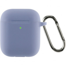 Чохол для навушників Armorstandart Ultrathin Silicone Case With Hook для Apple AirPods 2 Lavender Grey (ARM59684)
