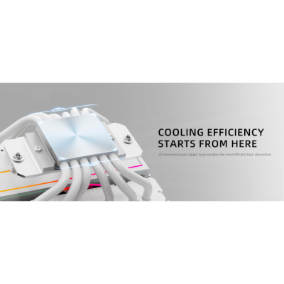 Кулер до процесора ID-Cooling Frozn A620 ARGB White (FROZN A620 ARGB White)