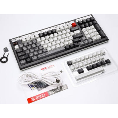 Клавіатура A4Tech Bloody B950 RGB LK Libra USB Warrior Grey (4711421995450)