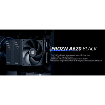 Кулер до процесора ID-Cooling Frozn A620 Black (FROZN A620 Black)