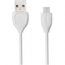 Дата кабель USB 2.0 AM to Micro 5P 0.5m RC-050m White Remax (F_53030)