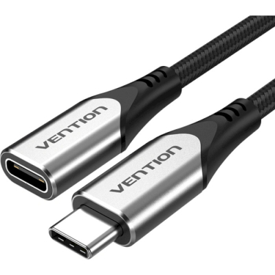 Дата кабель USB-C 3.1 M/F 1.0m 60W (20V/3A) 4K60HZ Thunderbolt 3 Vention (TABHF)