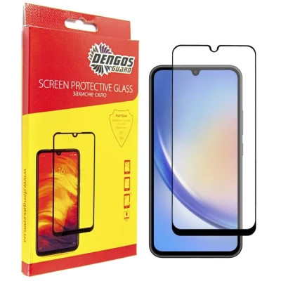 Чохол до мобільного телефона Dengos Kit for Samsung Galaxy A34 5G case + glass (Black) (DG-KM-41)