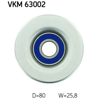 Ролик натягувача ременя SKF VKM 63002