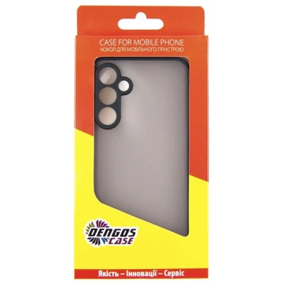 Чохол до мобільного телефона Dengos Kit for Samsung Galaxy A54 case + glass (Black) (DG-KM-26)
