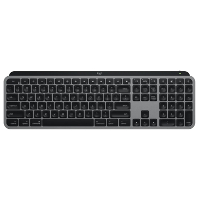 Клавіатура Logitech MX Keys S для MAC Bluetooth/Wireless UA Space Grey (920-011637)