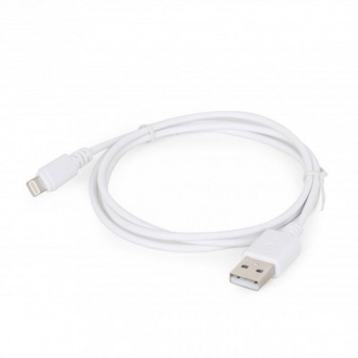 Дата кабель USB 2.0 AM to Lightning 2.0m Cablexpert (CC-USB2-AMLM-2M-W)