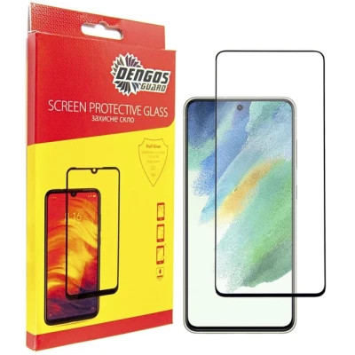 Чохол до мобільного телефона Dengos Kit for Samsung Galaxy S21 FE case + glass (Purple) (DG-KM-40)