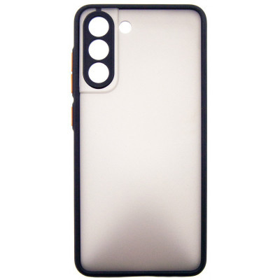 Чохол до мобільного телефона Dengos Kit for Samsung Galaxy S21 FE case + glass (Black) (DG-KM-27)