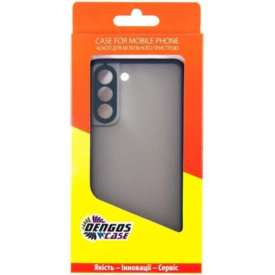 Чохол до мобільного телефона Dengos Kit for Samsung Galaxy S21 FE case + glass (Black) (DG-KM-27)