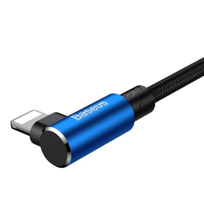 Дата кабель USB 2.0 AM to Lightning 1.0m 2A MVP Elbow Blue Baseus (CALMVP-03)