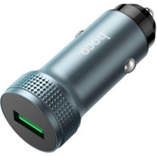 Зарядний пристрій HOCO Z49A Level USB Metal Gray (6931474795694)