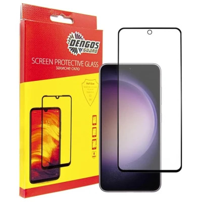 Чохол до мобільного телефона Dengos Kit for Samsung Galaxy S23 FE case + glass (Black) (DG-KM-11)