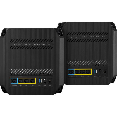Точка доступу Wi-Fi ASUS GT6 Black 2PK (GT6(B-2-PK))