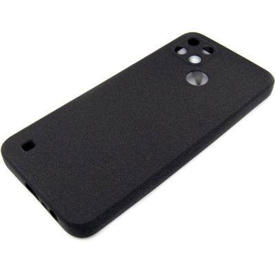 Чохол до мобільного телефона Dengos Carbon Realme C21y (black) (DG-TPU-CRBN-146)