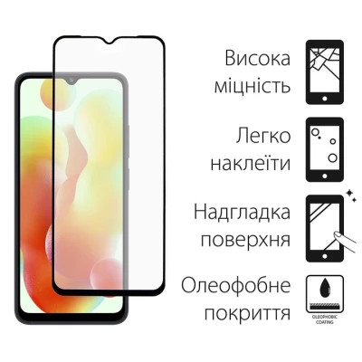 Чохол до мобільного телефона Dengos Kit for Xiaomi Redmi 12C case + glass (Green) (DG-KM-53)
