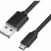 Дата кабель OTG USB 2.0 AF to Micro 5P 0.1m OEM Voltronic (YT-C/AF-1MnBB)