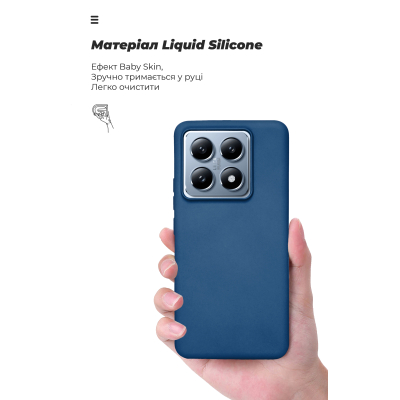 Чохол до мобільного телефона Armorstandart ICON Xiaomi 14T Pro Dark Blue (ARM79359)