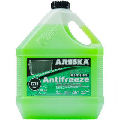 Антифриз Аляsка -30 G11 зелений 5л (9008)