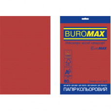 Папір Buromax А4, 80g, INTENSIVE red, 20sh, EUROMAX (BM.2721320E-05)