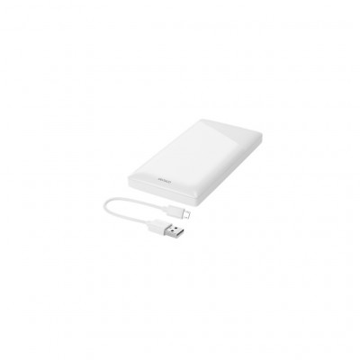 Батарея універсальна Deltaco 10000mAh, Input:Micro-USB, Output:USB-A*2(5V/2.1A), +cable, white (PB-A1001)